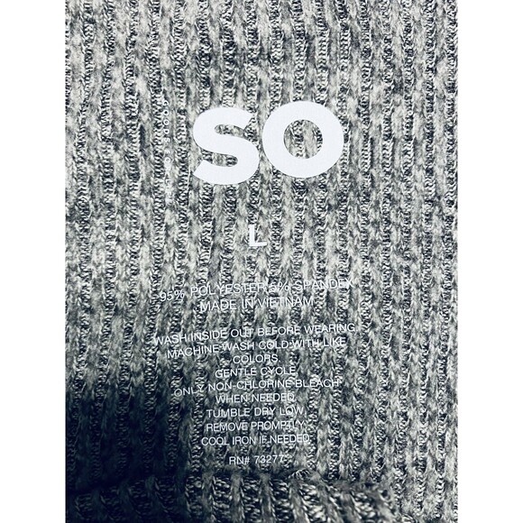 NWT SO Womens Soft Tunic Grey Size Large - Picture 7 of 7